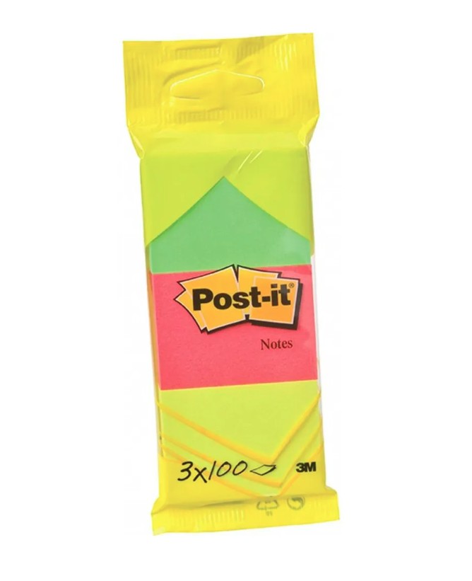 Karteczki samoprzylepne Post-it ® 6812 38x51mm 3x100 kartek różne kolory 7100172319